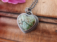Load image into Gallery viewer, Hubei Turquoise Heart Necklace