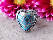 Load image into Gallery viewer, Persian Turquoise w/ Pyrite Ring or Pendant (Choose Your Size)