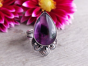 Atomic/Trapiche Amethyst Ring or Pendant (Choose Your Size)