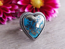 Load image into Gallery viewer, Persian Turquoise w/ Pyrite Ring or Pendant (Choose Your Size)