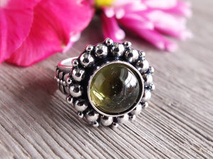 Green Tourmaline Ring or Pendant (Choose Your Size)