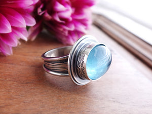 Aquamarine Ring or Pendant (Choose Your Size)