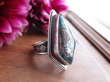 Load image into Gallery viewer, Persian Turquoise with Pyrite Ring or Pendant (Choose Your Size)