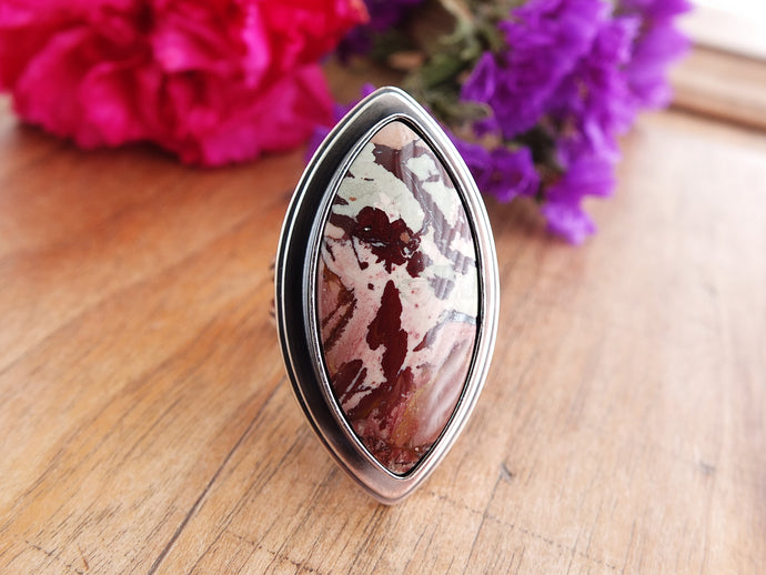 Dead Camel Picture Jasper Ring or Pendant (Choose Your Size)