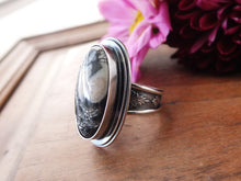 Load image into Gallery viewer, Dark Moon Stone / Luna Oscura Ring or Pendant (Choose Your Size)