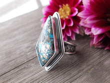Load image into Gallery viewer, Persian Turquoise with Pyrite Ring or Pendant (Choose Your Size)