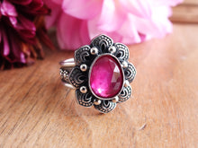 Load image into Gallery viewer, Pink Rose Cut Sapphire Ring or Pendant (Choose Your Size)