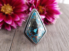 Load image into Gallery viewer, Persian Turquoise with Pyrite Ring or Pendant (Choose Your Size)