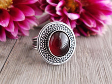 Load image into Gallery viewer, Garnet Ring or Pendant (Choose Your Size)