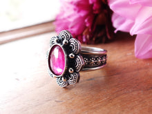 Load image into Gallery viewer, Pink Rose Cut Sapphire Ring or Pendant (Choose Your Size)