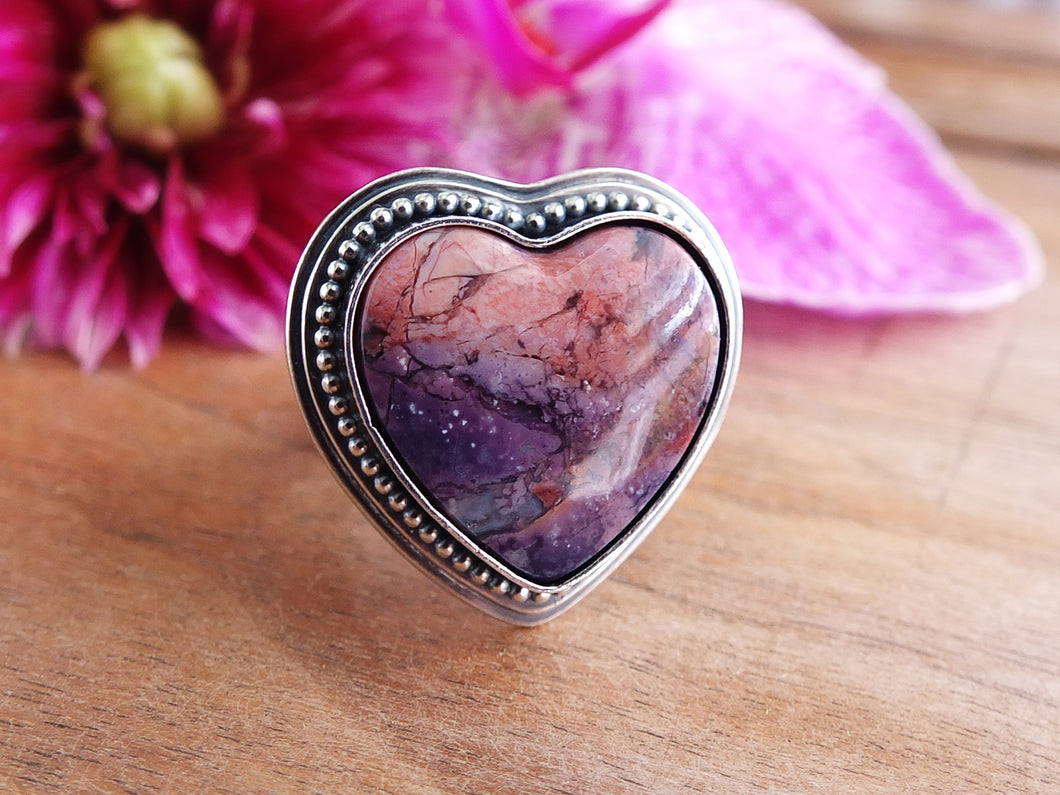 Tiffany Stone Heart Ring or Pendant (Choose Your Size)