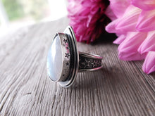 Load image into Gallery viewer, Rainbow Moonstone Ring or Pendant (Choose Your Size)