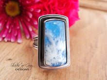 Load image into Gallery viewer, Plume Agate Doublet Ring or Pendant (Choose Your Size)