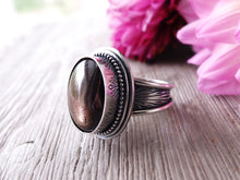 Load image into Gallery viewer, Chocolate Brown Sapphire Ring or Pendant (Choose Your Size)