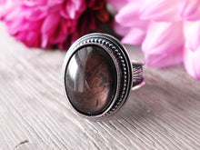 Load image into Gallery viewer, Chocolate Brown Sapphire Ring or Pendant (Choose Your Size)