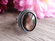 Load image into Gallery viewer, Chocolate Brown Sapphire Ring or Pendant (Choose Your Size)