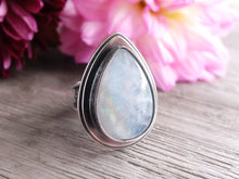 Load image into Gallery viewer, Rainbow Moonstone Ring or Pendant (Choose Your Size)