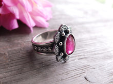 Load image into Gallery viewer, Pink Rose Cut Sapphire Ring or Pendant (Choose Your Size)