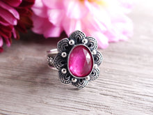 Load image into Gallery viewer, Pink Rose Cut Sapphire Ring or Pendant (Choose Your Size)