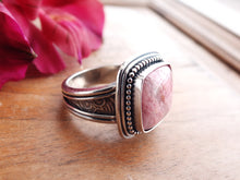 Load image into Gallery viewer, Sunrise Rhodonite Ring or Pendant (Choose Your Size)
