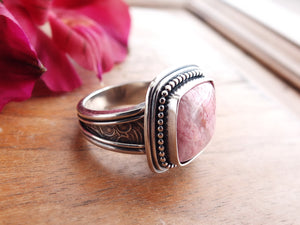 Sunrise Rhodonite Ring or Pendant (Choose Your Size)
