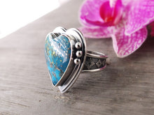 Load image into Gallery viewer, Persian Turquoise w/ Pyrite Ring or Pendant (Choose Your Size)