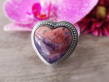 Load image into Gallery viewer, Tiffany Stone Heart Ring or Pendant (Choose Your Size)