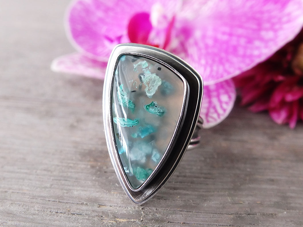 Confetti Chrysocolla Ring or Pendant (Choose Your Size)