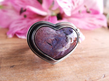 Load image into Gallery viewer, Tiffany Stone Heart Ring or Pendant (Choose Your Size)