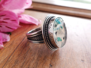 Confetti Chrysocolla Ring or Pendant (Choose Your Size)
