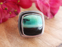 Load image into Gallery viewer, Opalized Petrified Wood Ring or Pendant (Choose Your Size)