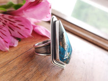 Load image into Gallery viewer, Persian Turquoise with Pyrite Ring or Pendant (Choose Your Size)