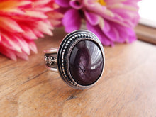 Load image into Gallery viewer, Purple Star Ruby Ring or Pendant (Choose Your Size)