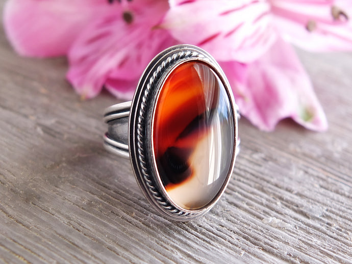 Montana Agate Ring or Pendant (Choose Your Size)