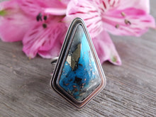 Load image into Gallery viewer, Persian Turquoise with Pyrite Ring or Pendant (Choose Your Size)