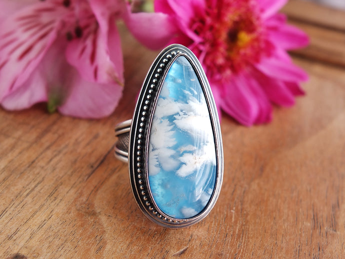 Plume Agate Ring or Pendant (Choose Your Size)