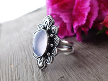 Load image into Gallery viewer, Lilac Chalcedony Ring or Pendant (Choose Your Size)