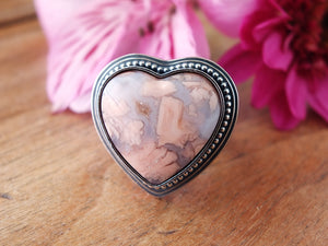 Cotton Candy Agate Ring or Pendant (Choose Your Size)