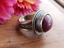 Load image into Gallery viewer, Purple Star Ruby Ring or Pendant (Choose Your Size)