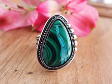 Load image into Gallery viewer, Malachite with Chrysocolla Ring or Pendant (Choose Your Size)