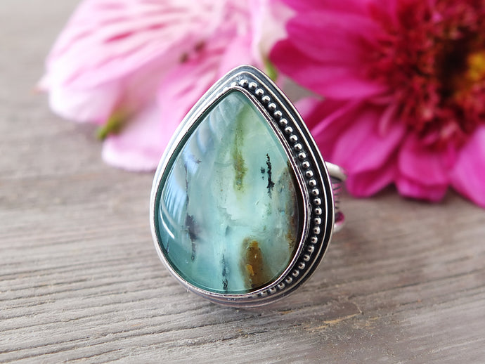 Peruvian Opal Ring or Pendant (Choose Your Size)