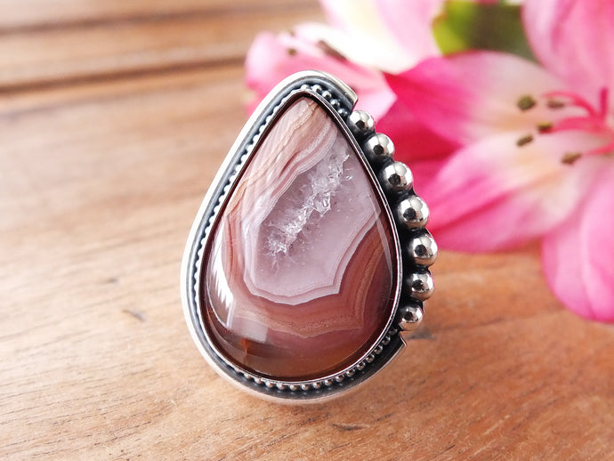 Agua Nueva Agate Ring or Pendant (Choose Your Size)