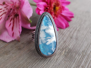 Plume Agate Ring or Pendant (Choose Your Size)