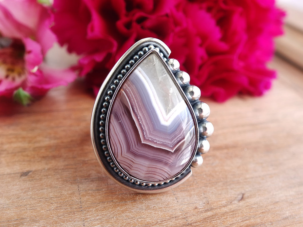 Laguna Agate Ring or Pendant (Choose Your Size)