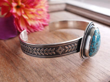 Load image into Gallery viewer, Persian Turquoise w/ Pyrite Cuff Bracelet