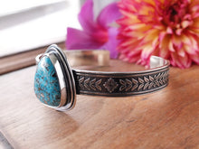 Load image into Gallery viewer, Persian Turquoise w/ Pyrite Cuff Bracelet
