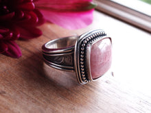Load image into Gallery viewer, Sunrise Rhodonite Ring or Pendant (Choose Your Size)