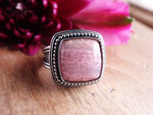 Load image into Gallery viewer, Sunrise Rhodonite Ring or Pendant (Choose Your Size)