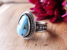 Load image into Gallery viewer, Golden Hills Turquoise Ring or Pendant (Choose Your Size)