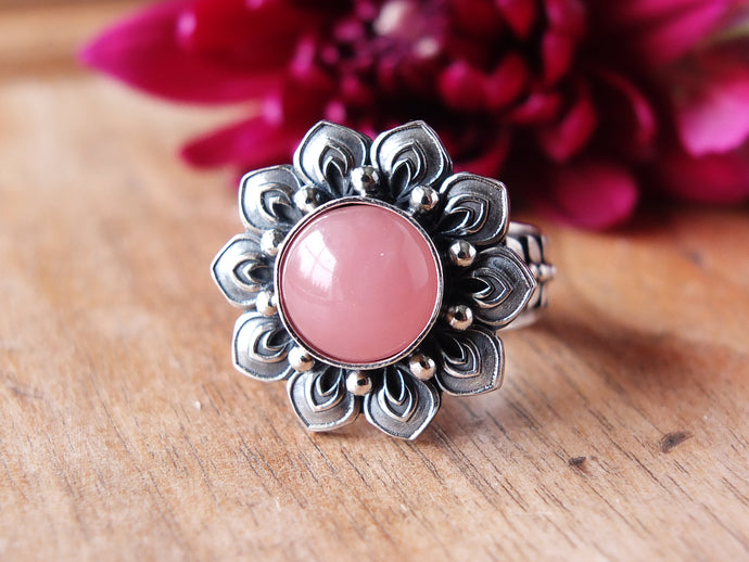 Guava Quartz Ring or Pendant (Choose Your Size)